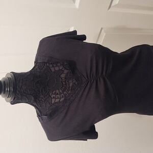 Elegant Black Lace Blouse